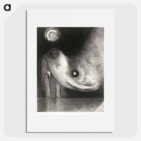 アートポスター-The Buddha - オディロン ルドン Poster.