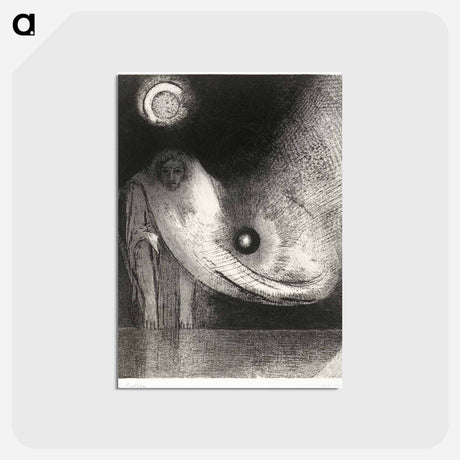 アートポストカード-The Buddha - オディロン ルドン Postcard.