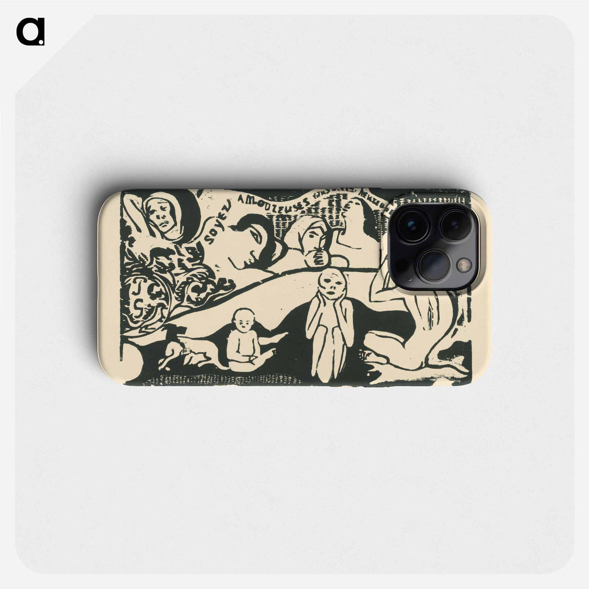 Soyez amoureuses vous serez heureuses - Paul Gauguin Phone Case.