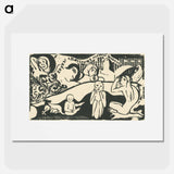 Soyez amoureuses vous serez heureuses - ポール ゴーギャン Poster.