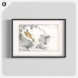 アートポスター-Common Sandpiper and Wild Rose
 - 鳥類図鑑 Poster.