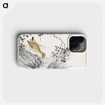Common Sandpiper and Wild Rose
 - 鳥類図鑑 Phone Case.