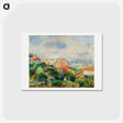 アートポストカード-View From Montmartre - ピエール オーギュスト ルノワール Postcard.