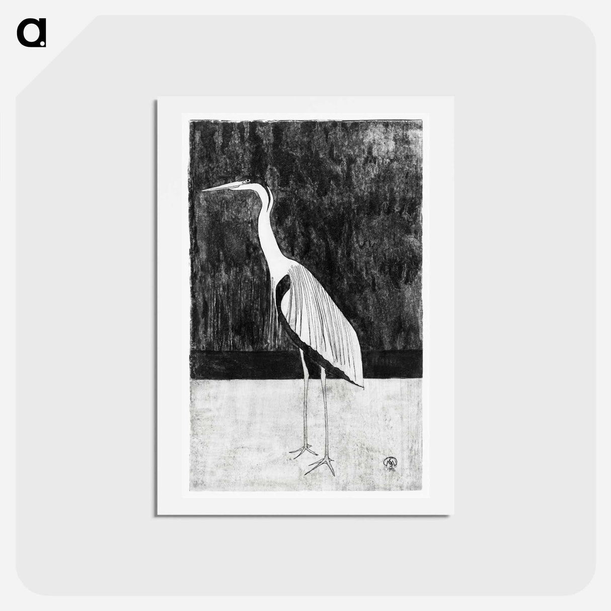 Heron
 - サミュエル ジェスルン Postcard.