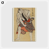 アートポストカード-Ichikawa Tomiemon as Inokuma Monbei - 東洲斎 写楽 Postcard.