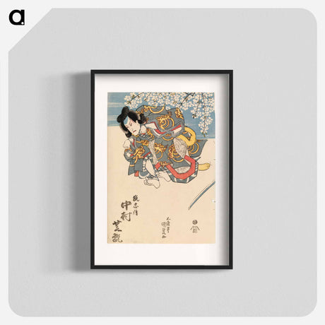 アートポスター-Actor Nakamura Shikan in the Play Yoshitsune Sembonzakura
 - 歌川 国貞 Poster.