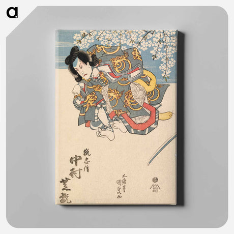 アートパネル-Actor Nakamura Shikan in the Play Yoshitsune Sembonzakura
 - 歌川 国貞 Canvas.