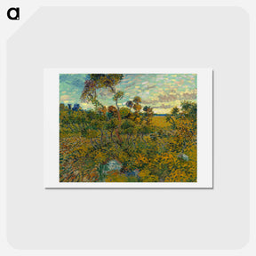 アートポストカード-Sunset at Montmajour - フィンセント ファン ゴッホ Postcard.