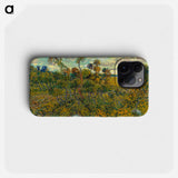 Sunset at Montmajour - Vincent van Gogh Phone Case.