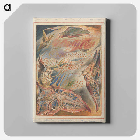 アートパネル-Jerusalem, Plate 2, Title Page - ウィリアム ブレイク Canvas.