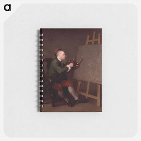 アートメモ帳-Hogarth Painting the Comic Muse - ウィリアム ホガース Memo.