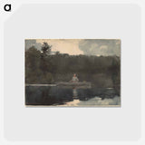 アートポストカード-The Lone Fisherman - ウィンスロー ホーマー Postcard.