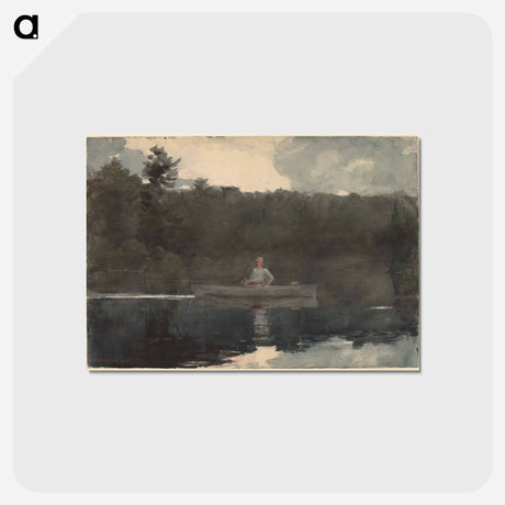 アートポストカード-The Lone Fisherman - ウィンスロー ホーマー Postcard.