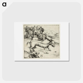 アートポストカード-The Monstrous Sow of Landser - アルブレヒト デューラー Postcard.