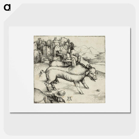 アートポスター-The Monstrous Sow of Landser - アルブレヒト デューラー Poster.