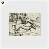 アートポストカード-The Monstrous Sow of Landser - アルブレヒト デューラー Postcard.