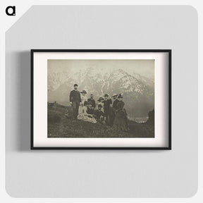 アートポスター-Family & Friends at Mittenwalk - アルフレッド スティーグリッツ Poster.