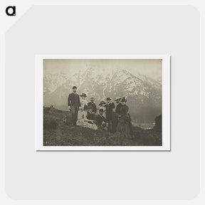 アートポストカード-Family & Friends at Mittenwalk - アルフレッド スティーグリッツ Postcard.