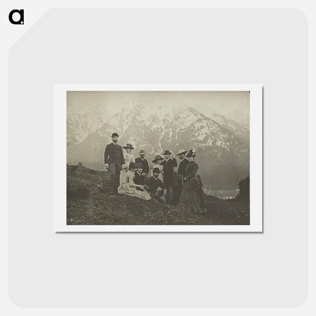 アートポストカード-Family & Friends at Mittenwalk - アルフレッド スティーグリッツ Postcard.