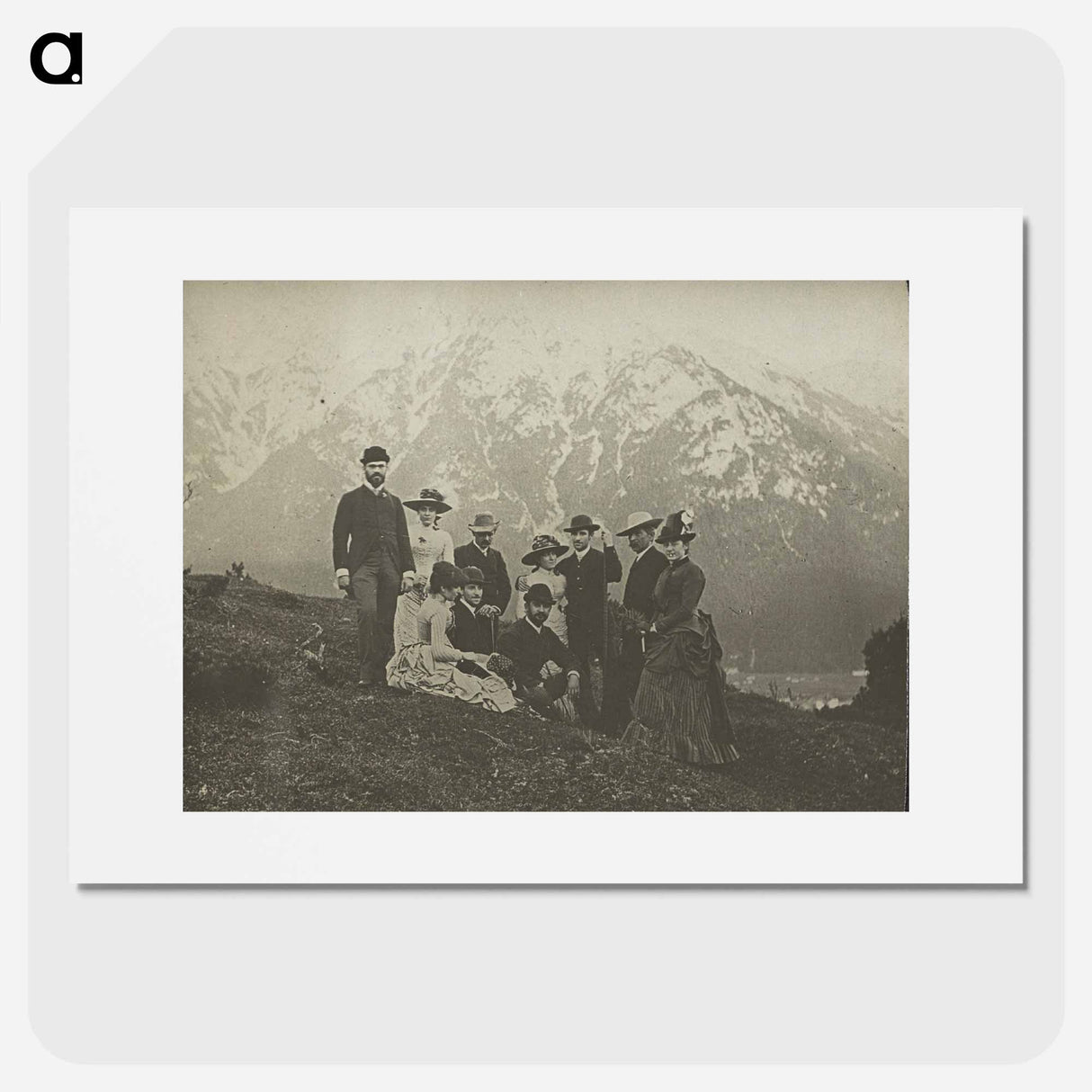Family & Friends at Mittenwalk - アルフレッド スティーグリッツ Poster.