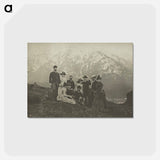 アートポストカード-Family & Friends at Mittenwalk - アルフレッド スティーグリッツ Postcard.