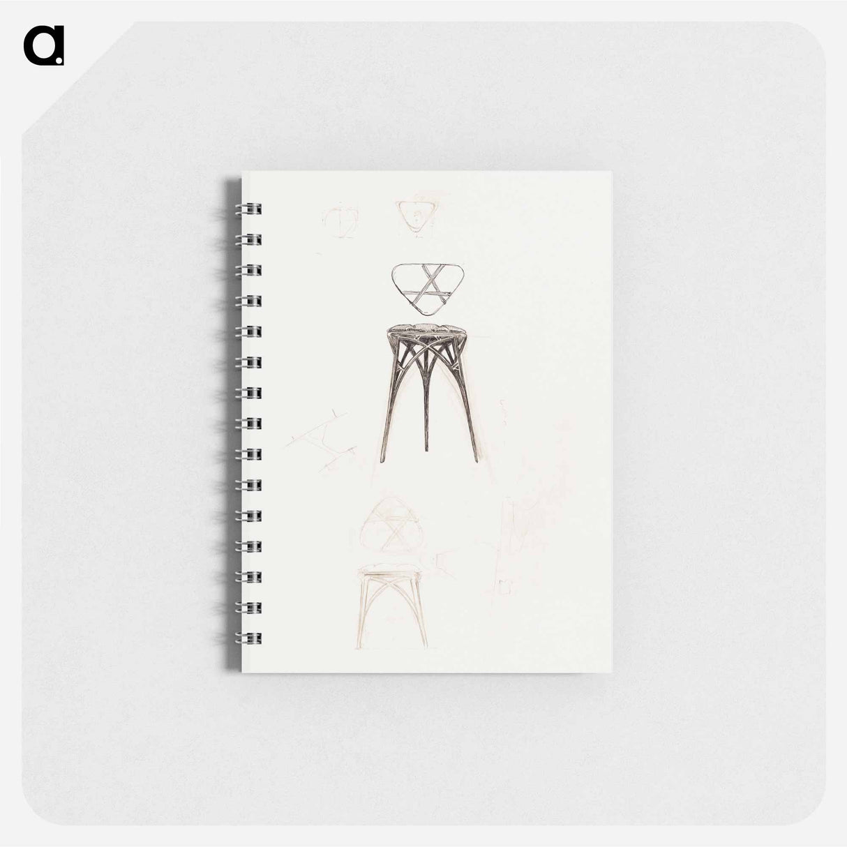 Stool for Fouquet boutique - アルフォンス ミュシャ Memo.