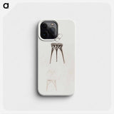 Stool for Fouquet boutique - アルフォンス ミュシャ Phone Case.