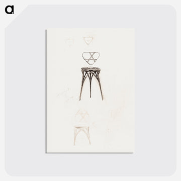 Stool for Fouquet boutique - アルフォンス ミュシャ Postcard.