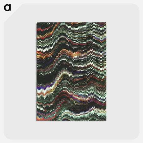 アートポストカード-Decorative Paper from Narrative of a Journey through the Upper Provinces of India
 - 大英図書館 Postcard.