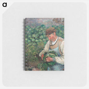 アートメモ帳-The Gardener - Old Peasant with Cabbage - カミーユ ピサロ Memo.
