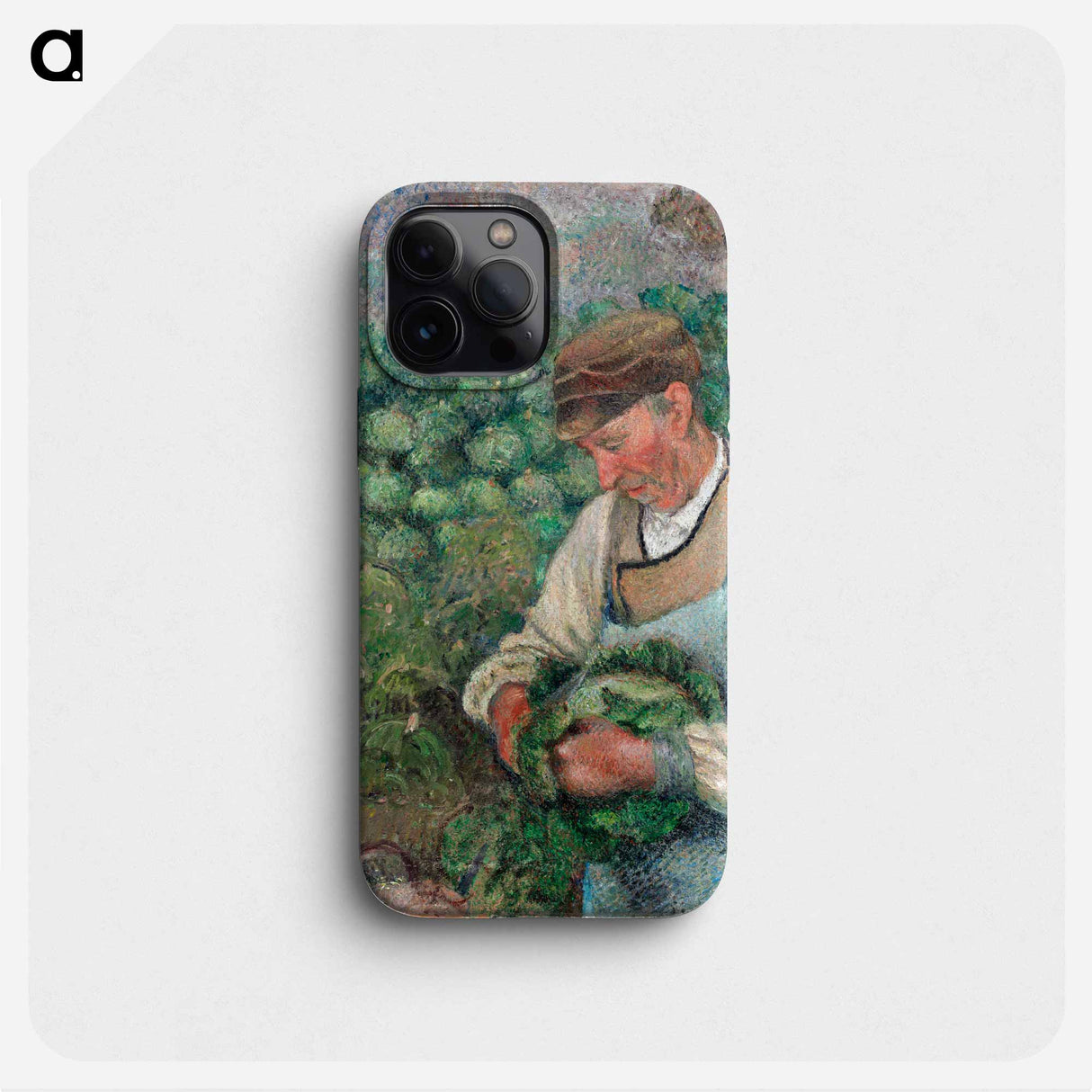 The Gardener - Old Peasant with Cabbage - カミーユ ピサロ Phone Case.