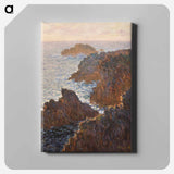 Rocks at Belle-Isle, Port-Domois - Claude Monet Canvas.