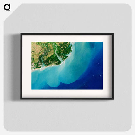 アートポスター-The Zambezi River
 - 上空からの地球 Poster.