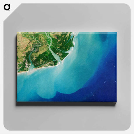 アートパネル-The Zambezi River
 - 上空からの地球 Canvas.
