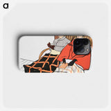 Man and woman sitting together - エドワード ペンフィールド Phone Case.