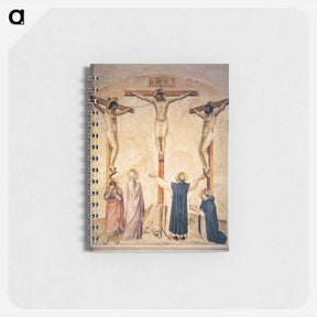 アートメモ帳-Crucifixion with Mourners and Sts. Dominic and Thomas Aquinas - フラ アンジェリコ Memo.