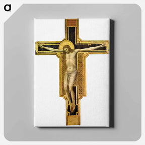アートパネル-The Crucifixion - ジョット ディ ボンドーネ Canvas.