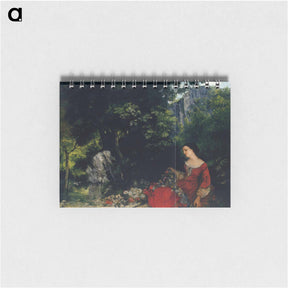 アートメモ帳-Woman with Garland - ギュスターヴ クールベ Memo.