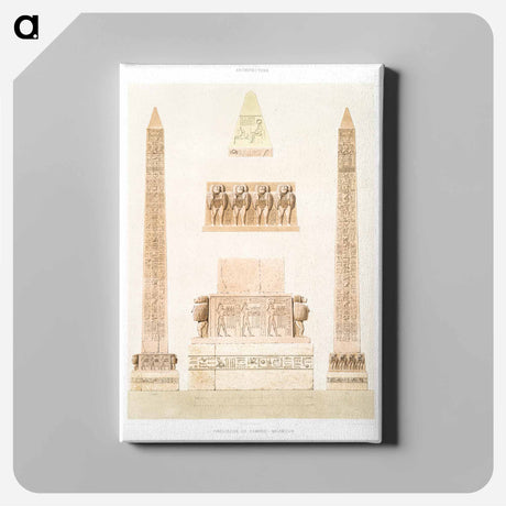 アートパネル-Obelisk of Ramses - Meïmoun
 - エジプト美術史 Canvas.