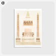 アートポストカード-Obelisk of Ramses - Meïmoun
 - エジプト美術史 Postcard.