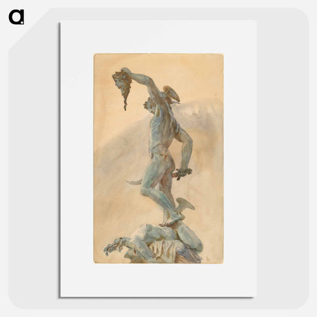 アートポスター-Sketch of Cellini's "Perseus" - ジョン シンガー サージェント Poster.