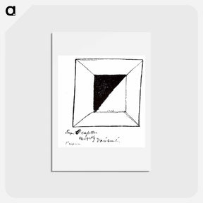 アートポストカード-Square - カジミール マレーヴィチ Postcard.