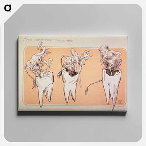 アートパネル-When I Didn't Have Artificial Teeth
 - 国立医学図書館 Canvas.