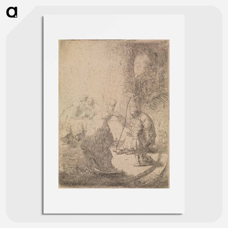 アートポスター-Christ among the scribes - レンブラント ファン レイン Poster.