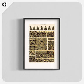 アートポスター-Nineteenth Century Ornament Pattern
 - 装飾の文法 Poster.