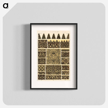 アートポスター-Nineteenth Century Ornament Pattern
 - 装飾の文法 Poster.