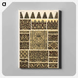 アートパネル-Nineteenth Century Ornament Pattern
 - 装飾の文法 Canvas.