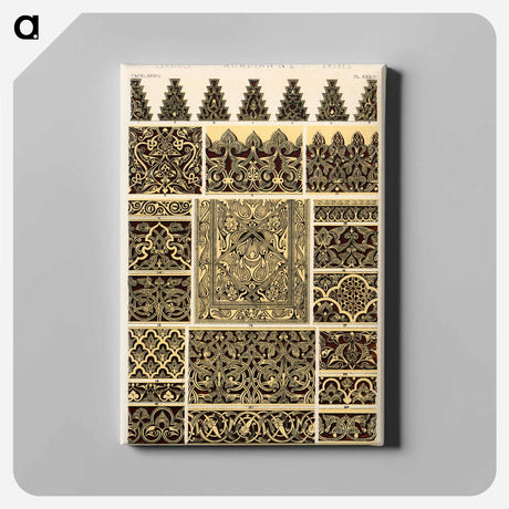アートパネル-Nineteenth Century Ornament Pattern
 - 装飾の文法 Canvas.