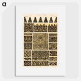 アートポスター-Nineteenth Century Ornament Pattern
 - 装飾の文法 Poster.