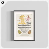 アートポスター-Dog-Tooth Violet and Butterflies from Mira Calligraphiae Monumenta
 - 書道のお手本 Poster.